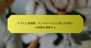 モラルと価値観：メンタルヘルスと個人の成長への影響を理解する